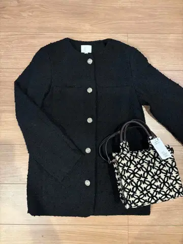 H&M 트위드 자켓