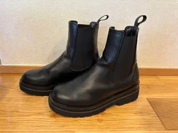 사이드 고어 부츠 통굽 green label relaxing 23.5