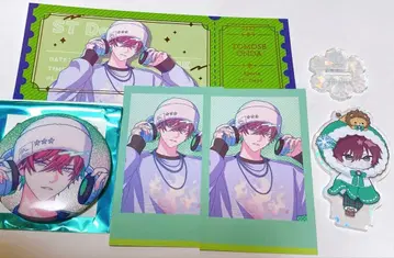 브레마이 온다 토세 아크릴 스탠드 캔뱃지 사진풍 카드 특전