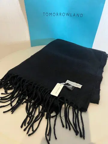 TOMORROWLANDE 블랙 머플러 스톨