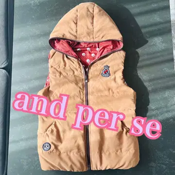 and per se 다운 베스트 여성용