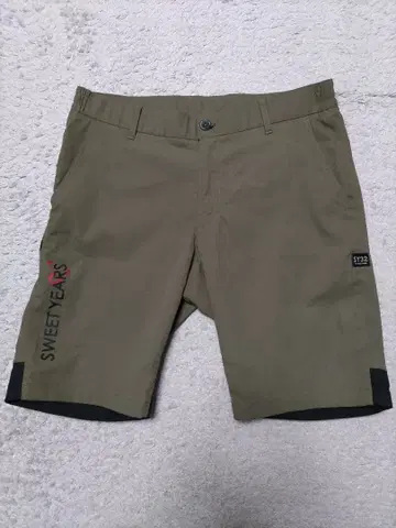 SY32 골프 스트레치 하프 팬츠 카키