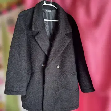 울 코트 다크 그레이 L 사이즈