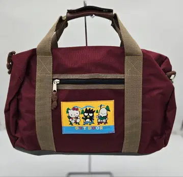 바츠마루 키티 포차코 프린트 쇼와 레트로 빈티지 보스턴 백