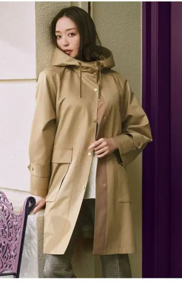 아쿠아 스큐텀 발수 후디드 코트