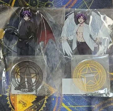 도겐 안키 BIG 아크릴 스탠드 천사와 악마 모모카 츠키요미 2개 세트