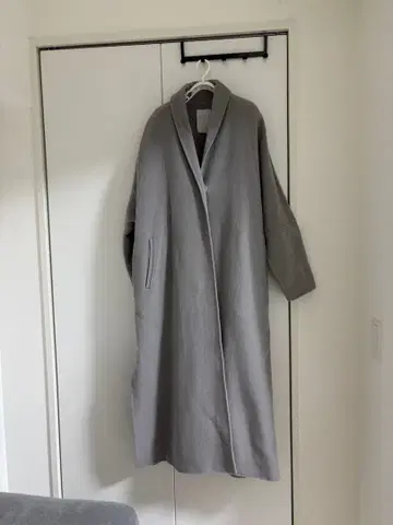 NOBLE 그레이 롱 코트 M 사이즈