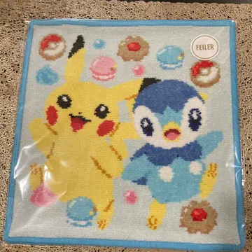 FEILER 포켓몬 콜라보 손수건 피카츄&팽도리 페이러