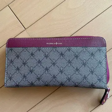 PATRICK COX 장지갑 그레이/퍼플