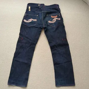 DUPPIES 다크 블루 스트레이트 데님