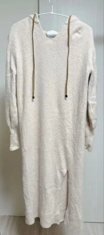 Her lip to 후드 부착 롱 니트 원피스