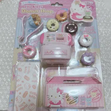 산리오 헬로키티 도넛샵 놀이 세트 새상품 미개봉