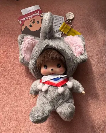 몬치치 태국 한정판 베이비치치 그레이 키체인