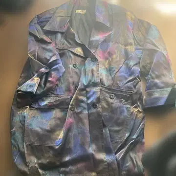 초레어 구제 의류 타마무시색 코트 얇은 소재