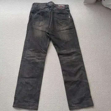 ANDSUNS 다크 그레이 스트레이트 데님