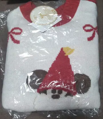 캐릭터 니트 스웨터 미사용