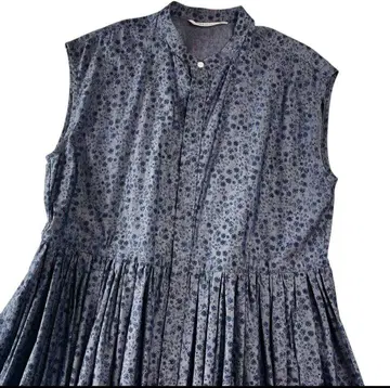 투주 미니 꽃무늬 개더 원피스