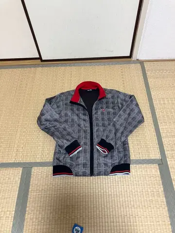 미즈노 체크 무늬 자켓 M 골프