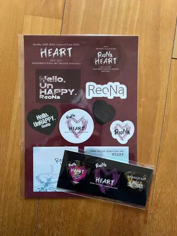 ReoNa 'HEART' 스티커, 피크 아이치 공연
