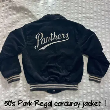 빈티지! 50's Park Regal 블랙 코듀로이 자켓