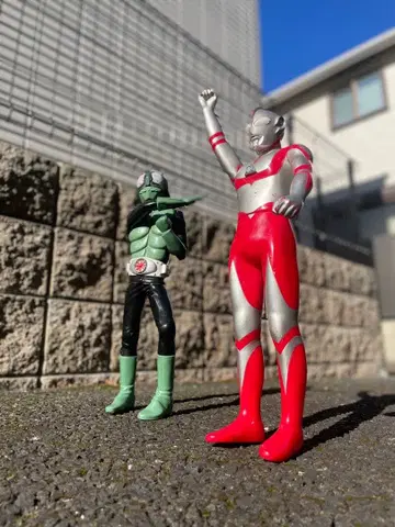 울트라맨 가면라이더 피규어 세트