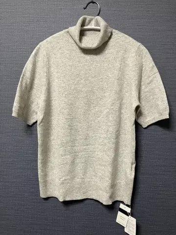 두클라쎄 캐시미어 브렌트 터틀넥 스웨터 반팔 S