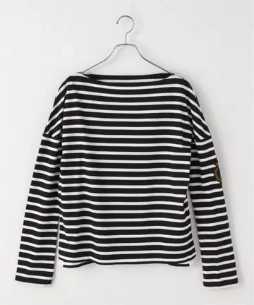 MADISON BLUE 보트넥 L/S 티셔츠