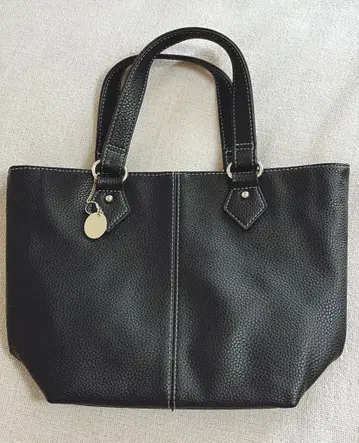 하마노 토와니 콜라보 핸드백 토트백 주름 가죽 하마노