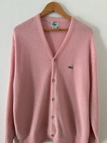 IZOD Lacoste 핑크 가디건 XL