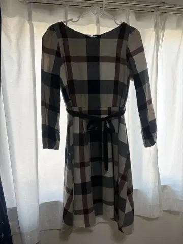 BLUE LABEL CRESTBRIDGE 체크 무늬 원피스 38