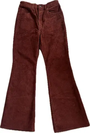 미사용 새상품급 Levi's 브라운 코듀로이 플레어 팬츠 W27