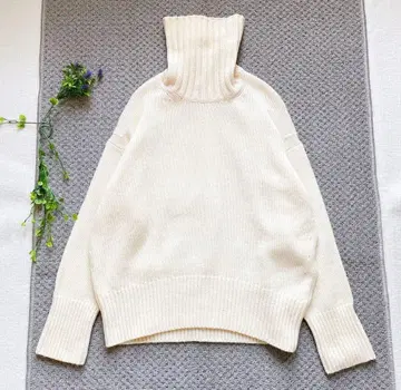 [ 컨디션 최상 ] 갤러리 비스트 파인 울 터틀넥 풀오버 니트 M