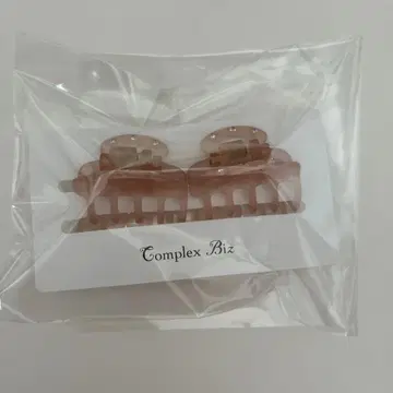 [ 새상품 ] 컴플렉스 비즈 돔돌 클립 2개 세트 핑크