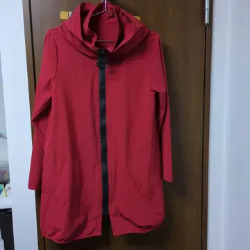 noa-ge 스프링 코트 빨간색