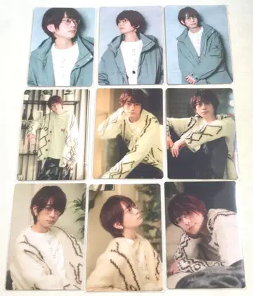 금단 엉덩이 라디오 에구치 타쿠야 포토 카드 9점 세트