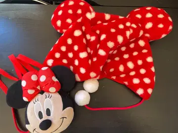 미니 마우스 팬캡 숄더 미니백 세트