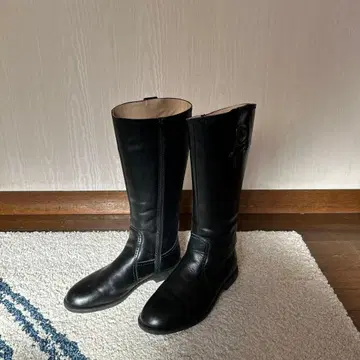 블랙 롱 부츠 23cm