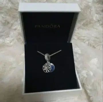 PANDORA 눈꽃 실버 펜던트 목걸이