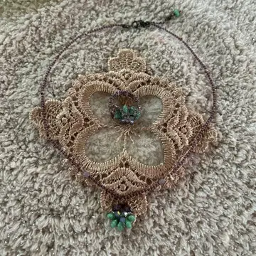 비즈 목걸이 터콰이즈 비즈