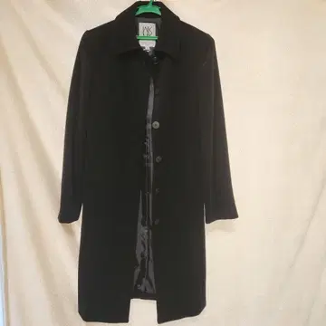 MICHAEL KLEIN PARIS 블랙 롱 코트