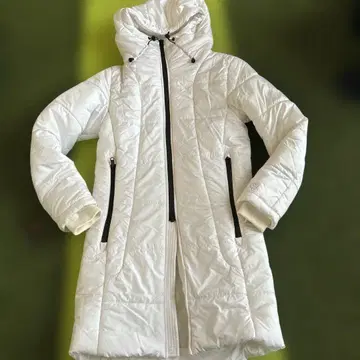 ACTIVEGEAR 후드 부착 다운 자켓 M 화이트