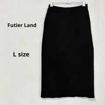 Futier Land 니트 타이트 스커트 L 블랙
