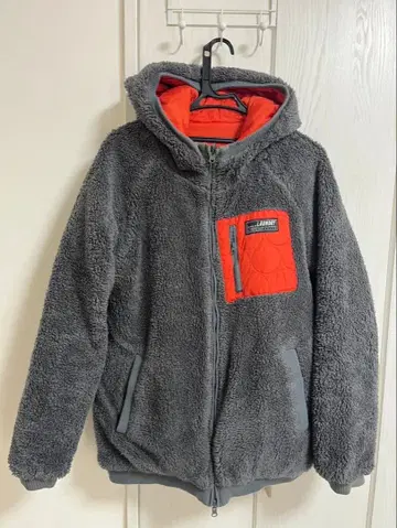 Laundry 랜드리 리버서블 보아 블루종 그레이 x 오렌지