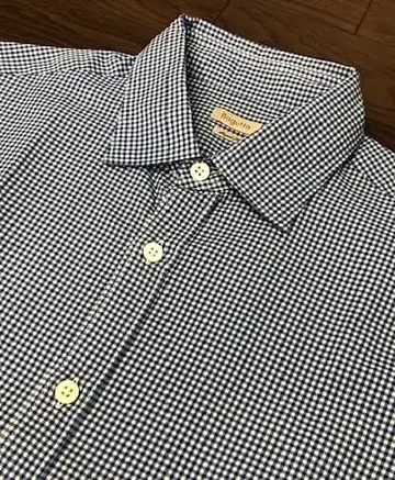 Bagutta 바구타 남성용 체크 셔츠 S 사이즈 긴팔 셔츠