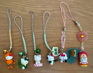 지역 한정 키티 스트랩 6개 세트