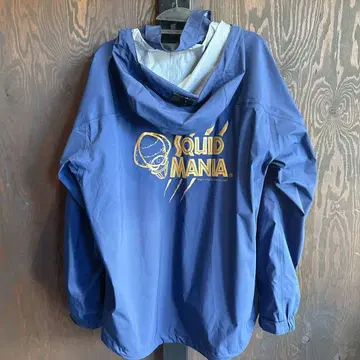 세일 상품 SQUID MANIA 레인웨어 악마 로봇 [네이비] XL만