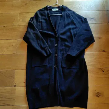 Sunny Clouds 롱 가디건 블랙