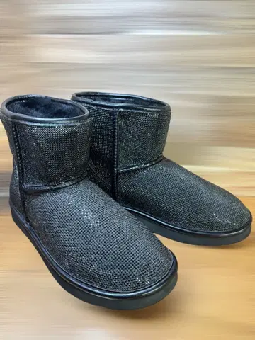 [새상품급] 앙코키누 반짝반짝 리얼 무스탕 보아 부츠