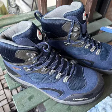 Caravan 네이비 미드컷 등산화