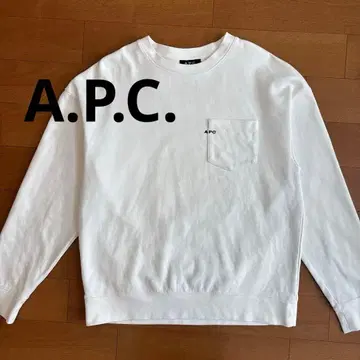 [ a.p.c. ] 아페쎄 화이트 트레이닝복/맨투맨 S